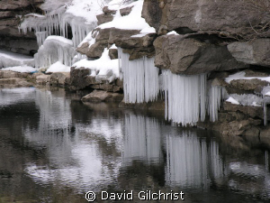Dry Suit Time! Ice formation along the shore of Sherkston... by David Gilchrist 